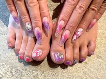 ラウンジ渋谷 本店(RounGe SHIBUYA)/スカルプ×フットネイル