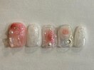 韓国ニュアンスピンクバラ¥9000