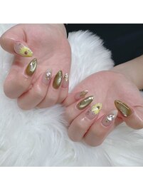 季節のフラワーネイル