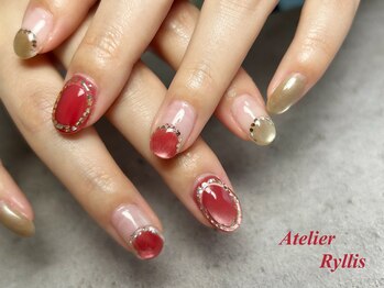 レット×ベージュ