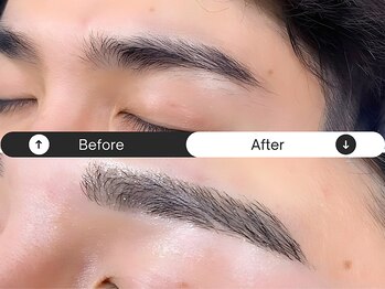 サインポスト 池袋東口店(sign post)/清潔感×知的印象:メンズ眉wax