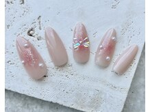 08ネイル(08 nail＆school)/ガーリーリボン☆