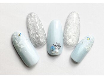 エムネイル(M nail)/12月1月 定額デザイン