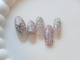 ツイードネイル/定額8000円
