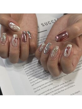 シアン(cyaan)/リボン×キラキラデザイン