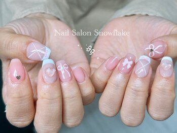 スノーフレーク(Snowflake)/春らしいピンクに♪