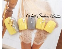 ネイルサロン アミティエ(Nail Salon Amitie)/バイカラー大人footネイル