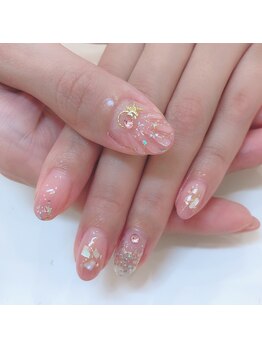 アールローズ(R-rose)/海！夏ネイル ￥9900