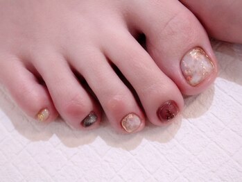 ラルネイル 大宮(Lull. nail)/*ニュアンス*FOOT*