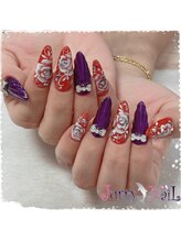 ジュリーネイル 所沢店/エアブラシ　バラ