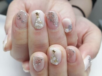 クリスマスネイル