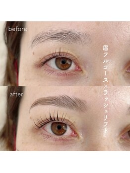 アンドモア ラッシュアンドブロウ ラウンジ(and MORE Lash&Brow lounge)/2時間で理想のお目元に♪