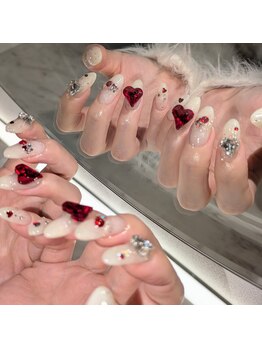 ヘネシー 仙台店(HENECY)/バレンタインネイル/担当erika