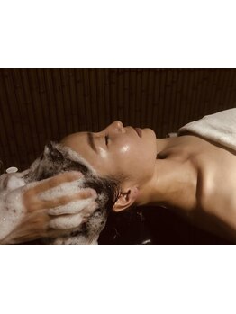 ヘッドスパで癒されたい