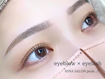ヒナ サロン(HINA SALON)/【高松】まつ毛パーマ×眉毛