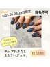 口コミ投稿くれる方のみ【9/1.2.3.5.6限定】チップ長さ出し1カラ-¥12,180-