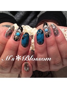 ネイルサロンアンドスクールエムズブロッサム(Nailsalon & school M's Blossom)/ジェルアート込コース