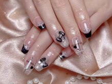 シーアンドビーネイル(C&B Nail)/チップ長さだし持ち込みデザイン