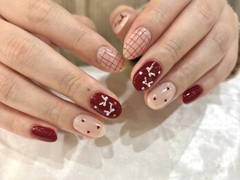 マリーネイルズ 大阪梅田店(MARIE NAILS)/新規様7000円 0212c カフェラテ