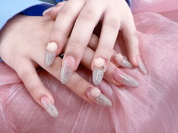 フローラネイルサロン/#日暮里#ワンホンネイル#春