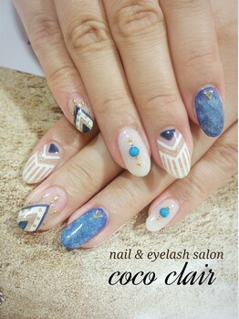 ネイルアンドアイラッシュサロン ココクレール(cococlair)/◆NAIL お客様持込デザイン