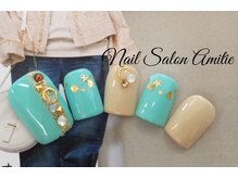 ネイルサロン アミティエ(Nail Salon Amitie)/キレカジュ大人footネイル