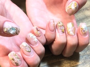 free art＊SAKI wedding nail