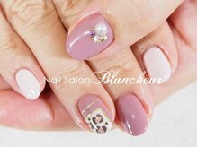 ネイルサロン ブランシュール(Nail Salon Blancheur)/【優しいピンクのアニマル】