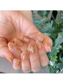 トータルサロン 白べぇーっ プラス/大理石ネイル