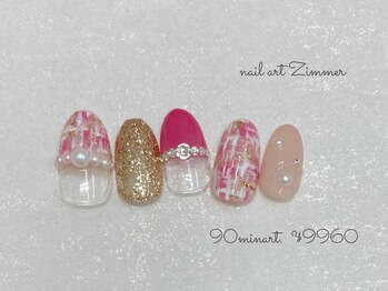 ネイルアート ジマー/90minartコース¥9960