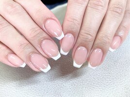 【ワンホンネイル】フレンチ