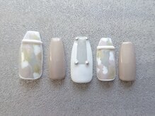 ネイリシャス(NAILICIOUS)/ニュアンスカモフラネイル