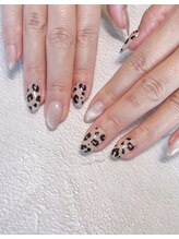 アトリエ グリッター(atelier glitter)/レオパードネイル