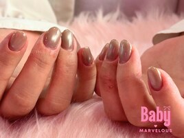 マグネット×ラメラインデザイン