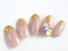 トータルビューティーアンドアズフローラ(Total Beauty & a`s Flora)/上品☆ワンポイントストーン