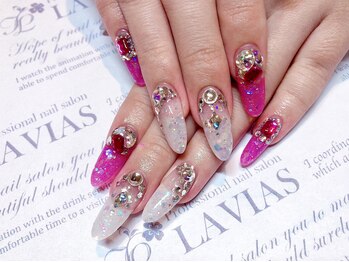 プロフェッショナル ネイルサロン ラヴィアス(LAVIAS)/【スカルプ】10本アートし放題