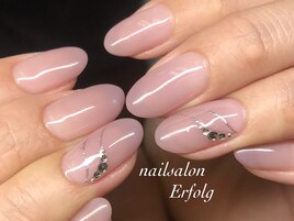 シアーパープルの上品グラデ