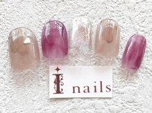 アイネイルズ 梅田店(I nails)/水彩シアーニュアンス￥7700