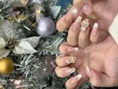 フレンチ×ラメグラネイル