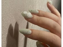 アイネイルズ 天神今泉店(I-nails)/【kanako.m】グリーンローズ