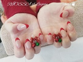 フレンチクリスマスネイル