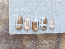 キュー(.Cue)/チェックネイル◎¥8500