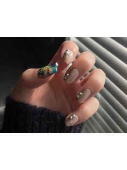 手描きアートが得意なサロン