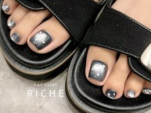 リッシュ(RICHE)の雰囲気(フットネイル!マグネットやフラッシュで足元をキラキラ華やかに)