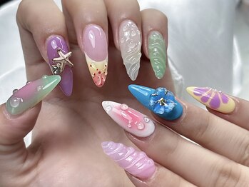 サリーネイルラボ(Sully Nail Lab)/立体的ネイル