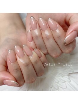 カラーリリー 恵比寿(Calla lily)/ナチュラルミラーフレンチ