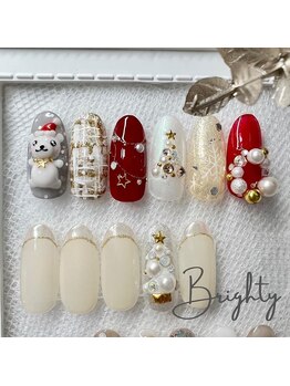 プライベートブライティ(Brighty)/クリスマスネイル