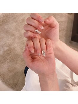 ネイルルーム オルポノ(Olupono)/シンプル×埋め尽くし