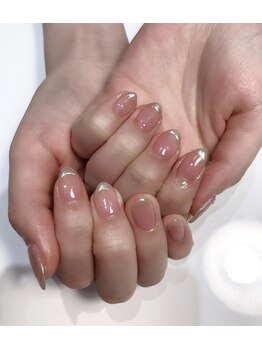 クリスタルネイルサロン(Crystal Nail)/オーロラフレンチ
