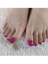 キキネイル 溝の口(kikinail)/フットワンカラー　フットネイル